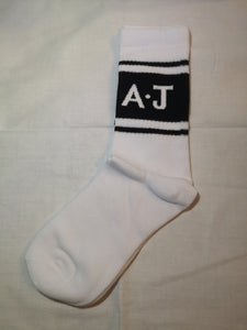 White A.J Socks